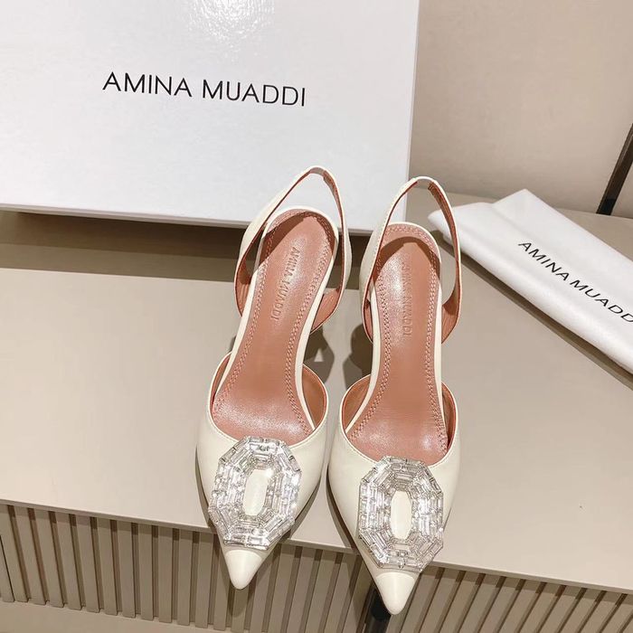Amina Muaddi Shoes AMS00027 Heel 8.5CM